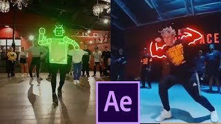 Glowing Lines Effect  Blottermedia Dance Effects After Effects Tutorial [upl. by Alleusnoc374]