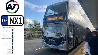 AT Metro  Ritchies NX1 Albany Bus Station to Britomart  Alexander Dennis Enviro500MMC  08092024 [upl. by Fauver976]