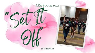 AKA STROLL 💕💚💕 AKA 70th Boule Orlando 2022  quotSET IT OFFquot Impromptu Stroll  70th Boule [upl. by Anitak]