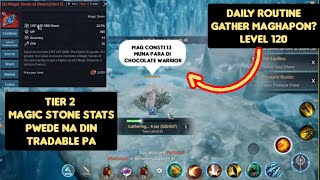 MIR4  TIER 2 EPIC MAGIC STONE STATS SOLID TALAGA [upl. by Lenes207]