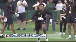 Trestan Ebner Pro Day [upl. by Dahaf]