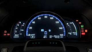 2010 Lexus LS 600hL Instrument Panel Startup [upl. by Cutter]