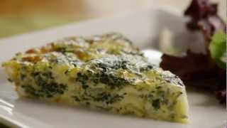 How to Make Crustless Spinach Quiche  Allrecipes [upl. by Arvin]