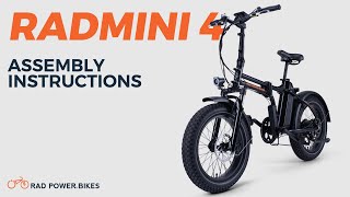 RadMini 4 Assembly Instructions  Rad Tech [upl. by Redd]