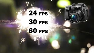 24 30 or 60 FPS Whats the Best FRAME RATE For VIDEO [upl. by Braasch]