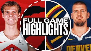 RAPTORS at NUGGETS  FULL GAME HIGHLIGHTS  November 4 2024 [upl. by Froh]