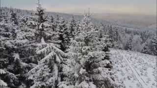 Drohnenflug über den Winterwald [upl. by Rebeka]