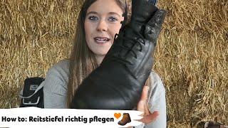 How to Reitstiefel richtig pflegen  Epplejeck Reitsport [upl. by Rimas161]