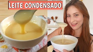 LEITE CONDENSADO CASEIRO COM LEITE LÍQUIDO  leite condensado caseiro com 2 ingredientes [upl. by Sonafets526]