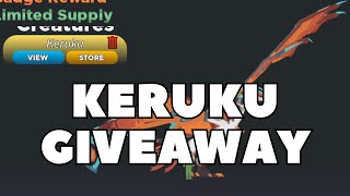 Keruku giveaway  Creatures of sonaria Ended [upl. by Ainitsirc]