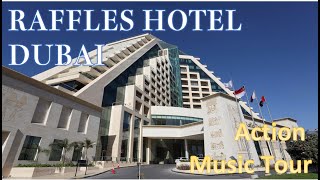 RAFFLES WAFI MALL HOTEL  Dubai  UAE  ACTION MUSIC TOUR [upl. by Salvadore905]