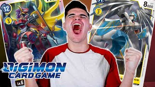 BACK TO BACK TOP 8S  Digimon TCG Yellow Kentaurosmon Deck Profile English Set 10 [upl. by Ayoted]