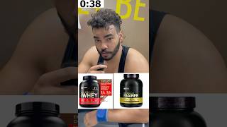 What should you buy protein or gainer gym gymtips protein workout ￼ [upl. by Ailefo]