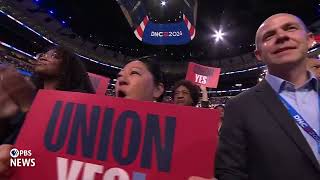 WATCH Union leaders speak at 2024 Democratic National Convention  2024 DNC Night 1 [upl. by Halak208]