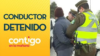 CONDUCTOR DETENIDO Hallaron auto con 430 multas y encargo de robo  Contigo en la Mañana [upl. by Lletnohs]