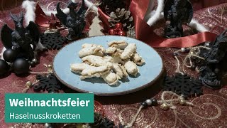 Haselnusskroketten Weihnachtskekse [upl. by Seel]