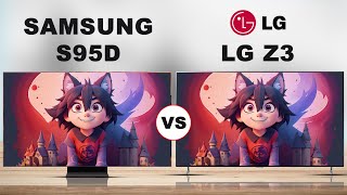 Samsung S95D  OLED TV vs LG Z3  quotOLED Evoquot OLED TV Review [upl. by Palmer]