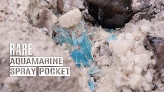 Finding a RARE aquamarine spray pocket  Mt Antero Treasures S3E2 [upl. by Akeenat]