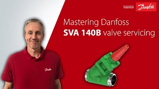 Efficient service of Danfoss SVA140B shutoff valve [upl. by Assilana450]