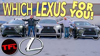 Lexus UX vs NX vs RX I Need A Funky And Fuel Efficient Car Which Should I Buy [upl. by Guinn]