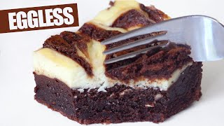 Eggless Cheesecake Brownies Recipe  How Tasty Channel [upl. by Florri]