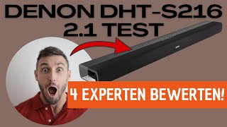 Denon DHTS216 21 TV Soundbar Test Erfahrungen Review [upl. by Aztiray]