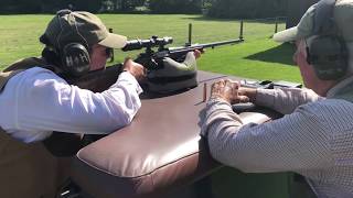 Nick Holt Firing a 375 Bolt Action Holland amp Holland Rifle [upl. by Giliane164]