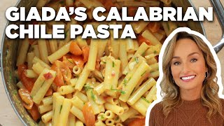 Giada De Laurentiis Calabrian Chile Pasta  Giada At Home  Food Network [upl. by Eissak288]