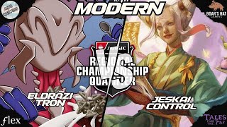 Eldrazi Tron VS Jeskai Control MTG Modern [upl. by Ocirnor]