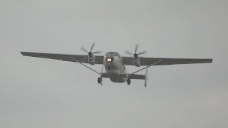 PZLMielec An28M28 Bryza Skytruck Polish NAVY departure at RIAT 2016 AirShow [upl. by Anuhsal639]