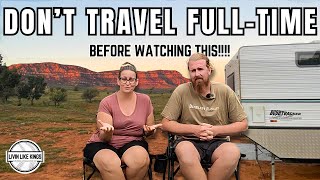 10 THINGS NOBODY TELLS YOU ABOUT CARAVANNING AUSTRALIA FULLTIME [upl. by Lamek365]