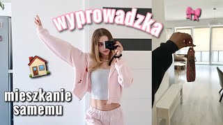 WYPROWADZIŁAM SIĘ 😱 mieszkanie samemu  ogromny HAUL 🏠 [upl. by Akoek599]