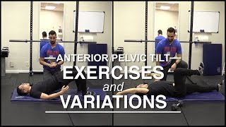 Anterior Pelvic Tilt core exercises with challenging variations [upl. by Roice72]