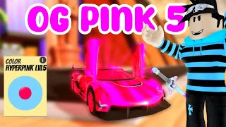 Getting Hyper PINK Level 5 In Roblox Jailbreak [upl. by Engenia714]