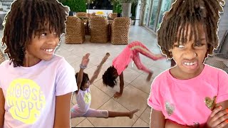 Lil Sister vs Big Sister Gymnastics Class Expectations vs Reality [upl. by Ziladnerb]