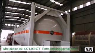 20FT Liquid Ammonia NH3 ISO Tank Container Export Vietnam [upl. by Holladay]