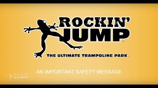 Rockin Jump Ultimate Trampoline Park  Safety Video [upl. by Arah]