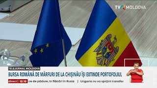 Filiala de la Chișinău a Bursei Române de Mărfuri îşi extinde portofoliul [upl. by Ettezzus]