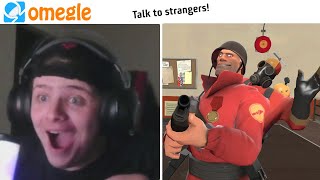 TF2 Soldier and Pyro Invade Omegle before its shutdown [upl. by Loise]