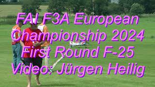 FAI F3A European Championship 2024  F25  Derk van der Vecht [upl. by Dazraf]