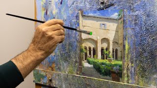 Painting Van Goghs French Asylum  An Intimate Scene [upl. by Itsud757]