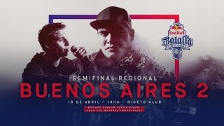 Semifinal Regional Buenos Aires 2 Argentina 2018  Red Bull Batalla de los Gallos [upl. by Tuesday]