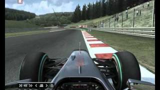 F1 2010 SpaFrancorchamps hotlap 1m39s228 [upl. by Nahte]