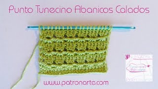 Punto Tunecino Abanicos Calados [upl. by Rendrag]