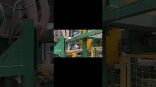 Cutting Part in Rock Wool Board Production Line buildingmaterial machine factory [upl. by Ioab372]