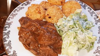 Stoofvlees Beef Stew With Beer Rosti amp Salad Preparation  JennyQ [upl. by Heigl]