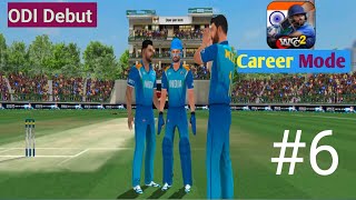 ODI Debut WCC2 Career Mode Gameplay Part 6 Jai Kinetic Gaming [upl. by Norri902]