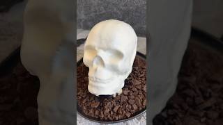 Dark Chocolate Cookies and Cream 3D Cake made in our Skull Cake Pan [upl. by Nyrhtac]