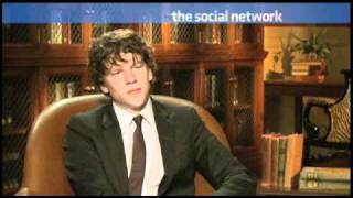 Jesse Eisenberg The Social Network Interview [upl. by Pollie877]