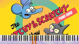 Itchy amp Scratchy  Tomy y Daly  Theme Piano Hard 😂😂 [upl. by Avid23]